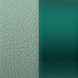 Cuir colliers 25mm les georgettes amande menthe givrée - accessoires-les-georgettes - edora - 1