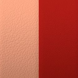 Cuir colliers 25mm les georgettes barbe à papa rouge acidulé - accessoires-les-georgettes - edora - 1