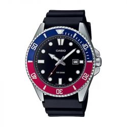 Montre homme casio résine noire - analogiques - edora - 0