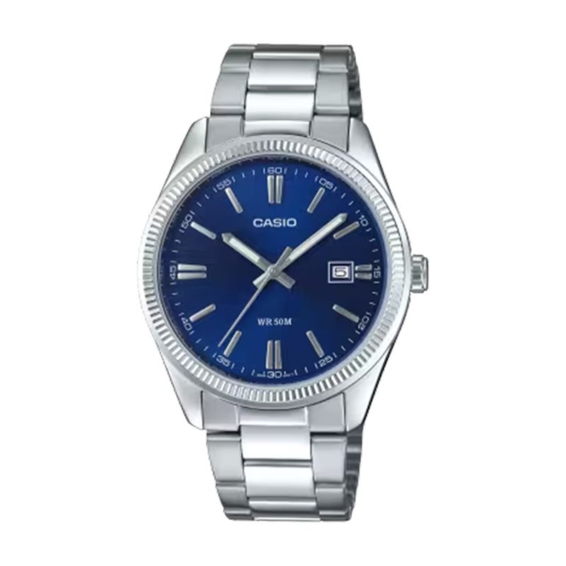 Montre homme casio timeless acier inoxydable - analogiques - edora