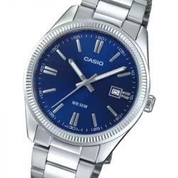 Montre homme casio timeless acier inoxydable - analogiques - edora - 1