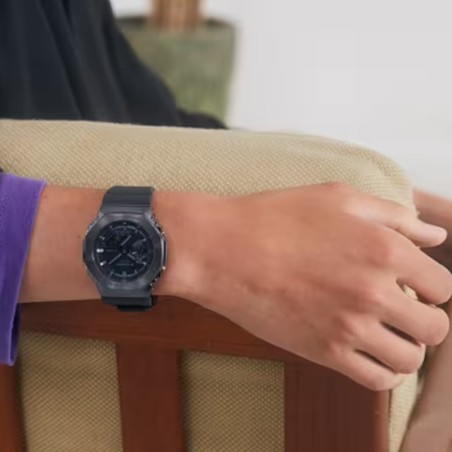 Montre homme digitale analogique g-shock g-2100 résine bleue – accueil