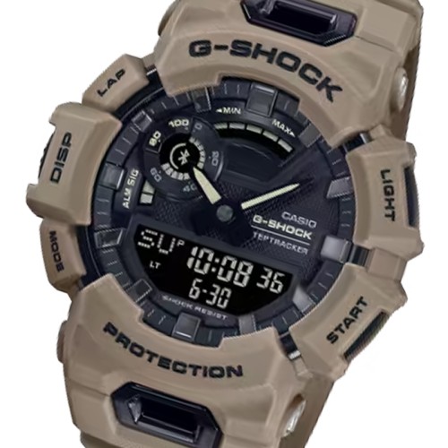 Montre Homme Digitale Analogique G-SHOCK G-SQUAD Résine Brune