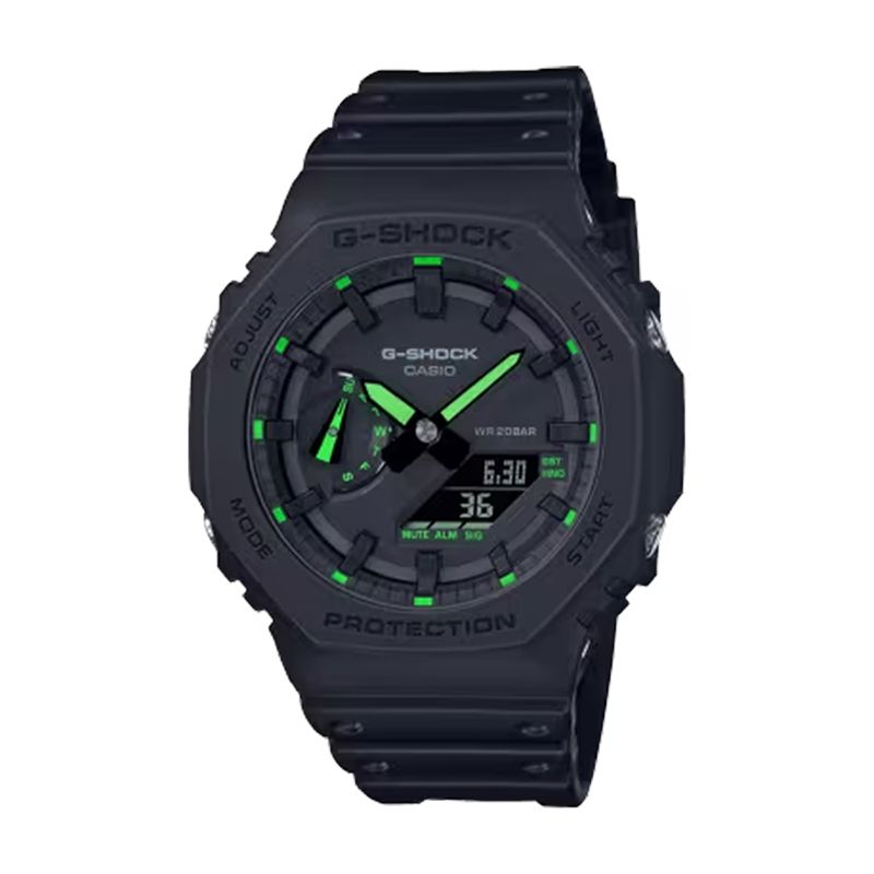 Montre homme digitale analogique g-shock utility black résine noire - digitales - edora