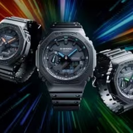 Montre homme digitale analogique g-shock utility black résine noire – digitales