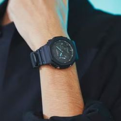 Montre homme digitale analogique g-shock utility black résine noire - accueil - edora - 1