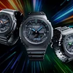 Montre homme digitale analogique g-shock utility black résine noire - accueil - edora - 2