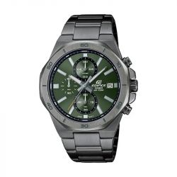 Montre homme chronographe casio edifice acier noir - chronographes - edora - 0