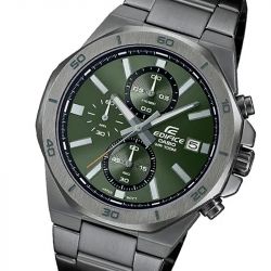 Montre homme chronographe casio edifice acier noir - chronographes - edora - 1