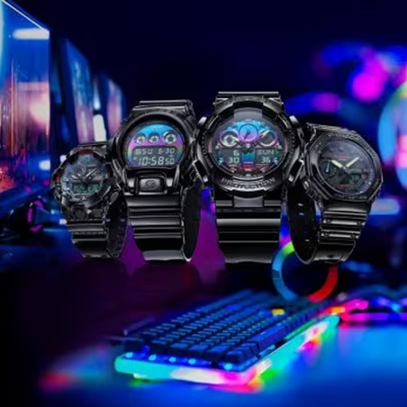 Montre homme digitale g-shock classic résine noire dw-6900rgb-1er – digitales
