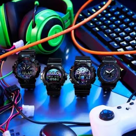 Montre homme digitale g-shock classic résine noire dw-6900rgb-1er – digitales