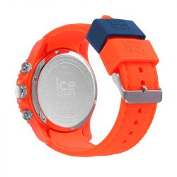Montre chronographe homme l ice watch chrono orange blue silicone orange - chronographes - edora - 3