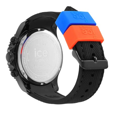 Montre chronographe homme l ice watch chrono trilogy silicone noir – chronographes