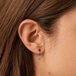 Boucles d’oreilles argent 925, argentées: bijoux en argent massif - pendantes - edora - 2