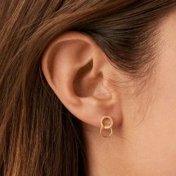 Boucles d’oreilles argent 925, argentées: bijoux en argent massif (3) - puces - edora - 2