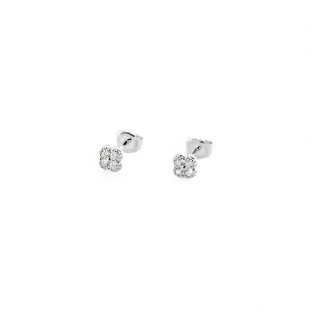 Boucles d’oreilles puce or, argent & clous d’oreille argent, or - puces - edora - 1