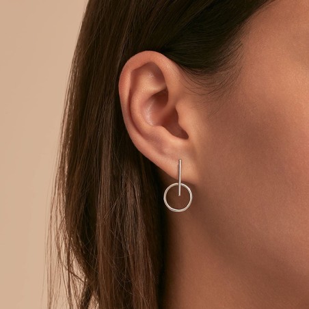 Boucles d'oreilles femme pendantes agatha philring argent 925/1000 02321100-050-tu – boucles d'oreilles femme