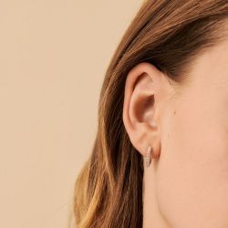 Boucles d’oreilles femme: pendantes, créoles, puces & piercing (3) - creoles - edora - 2