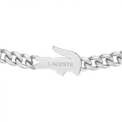 Bracelet homme lacoste arthor acier argenté - bracelets-homme - edora - 2