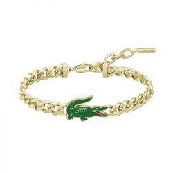 Bracelet homme lacoste arthor acier doré - bracelets-homme - edora - 0