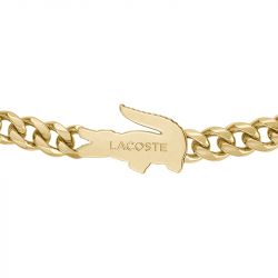 Bracelet homme lacoste arthor acier doré - bracelets-homme - edora - 2