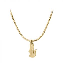 Collier homme lacoste arthor acier doré - accueil - edora - 2