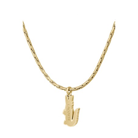 Collier homme lacoste arthor acier doré – accueil
