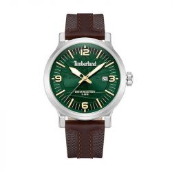 Montre homme timberland westerley cuir brun - analogiques - edora - 0