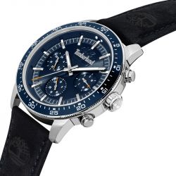 Montre chronographe homme timberland parkman cuir noir - chronographes - edora - 1