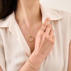 Colliers & chaines : collier or, collier plaqué or & argent (4) - plus-de-colliers-femmes - edora - 2