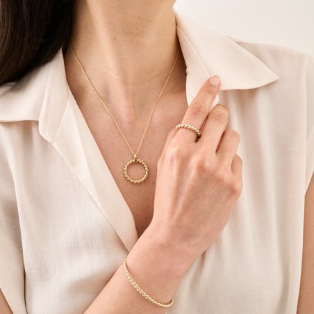 Collier Femme SAUNIER MALO Plaqué Or