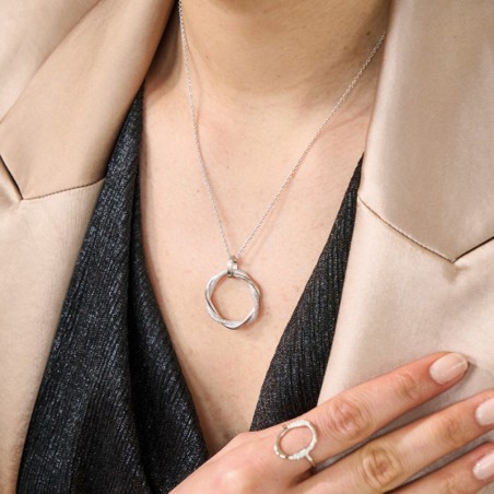 Collier femme saunier filage argent – tous nos colliers femme