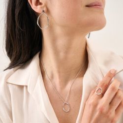 Boucles d'oreilles femme saunier brise plaqué or - boucles-d-oreilles-femme - edora - 1