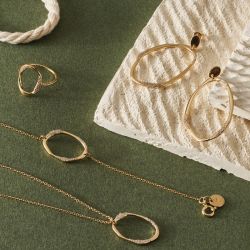 Boucles d'oreilles femme saunier brise plaqué or - boucles-d-oreilles-femme - edora - 2