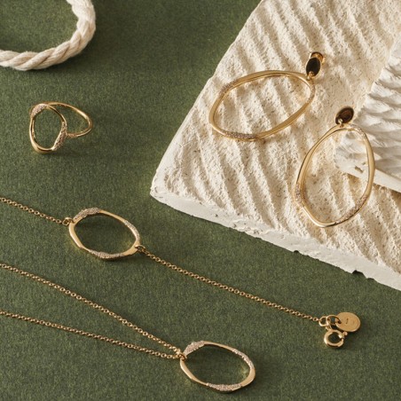 Boucles d'oreilles femme saunier brise plaqué or – boucles d'oreilles femme