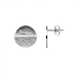 Boucles d'oreilles femme saunier horizon argent 925/1000 - boucles-d-oreilles-femme - edora - 0