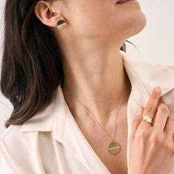 Boucles d'oreilles femme saunier horizon argent 925/1000 - boucles-d-oreilles-femme - edora - 1