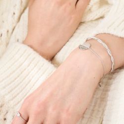 Bracelet femme saunier horizon argent 925/1000 - bracelets-femme - edora - 2