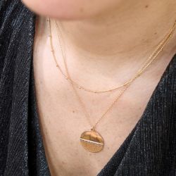 Colliers & chaines : collier or, collier plaqué or & argent (42) - plus-de-colliers-femmes - edora - 2
