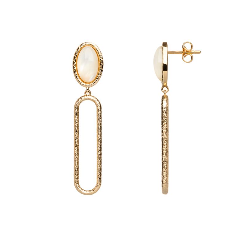 Boucles d'oreilles femme saunier aussiÈre plaqué or - boucles-d-oreilles-femme - edora