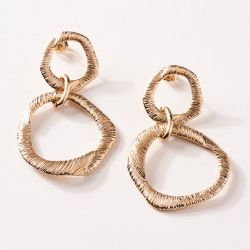 Boucles d'oreilles femme saunier alizÉe plaqué or - boucles-d-oreilles-femme - edora - 2