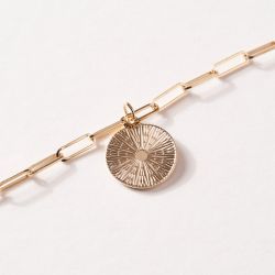 Bracelet femme saunier zÉphyr plaqué or - bracelets-femme - edora - 0