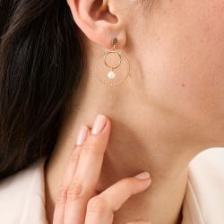 Boucles d'oreilles femme saunier lin argent 925/1000 - boucles-d-oreilles-femme - edora - 2
