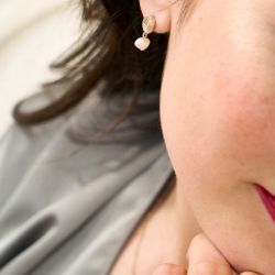 Boucles d’oreilles femme: pendantes, créoles, puces & piercing (4) - puces - edora - 2