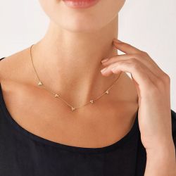 Colliers & chaines : collier or, collier plaqué or & argent - plus-de-colliers-femmes - edora - 2