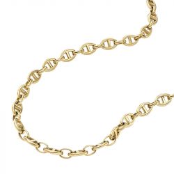 Collier chaîne femme fossil heritage d-link ancre acier doré - chaines - edora - 2