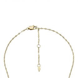 Collier femme fossil sadie seasonal sparkle acier doré - plus-de-colliers-femmes - edora - 3