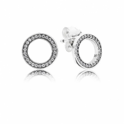 Boucles d'Oreilles Femme PANDORA CERCLES SCINTILLANTS Argent 925/1000