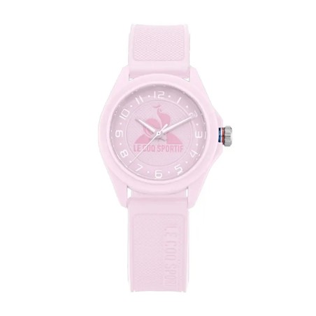 Montre enfant le coq sportif monochrome silicone rose – corbeille