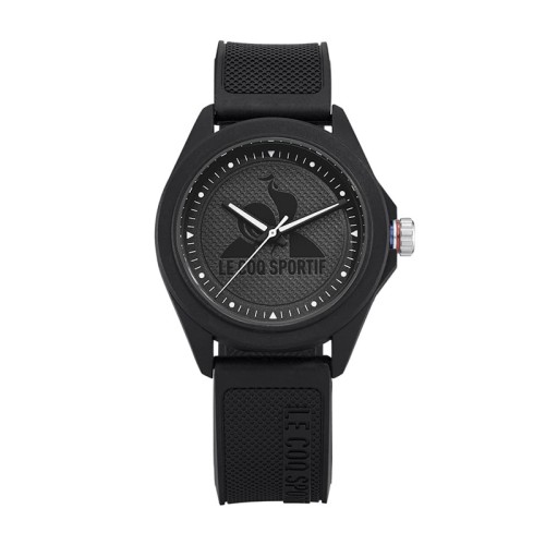 Montre Femme LE COQ SPORTIF MONOCHROME Silicone Noir